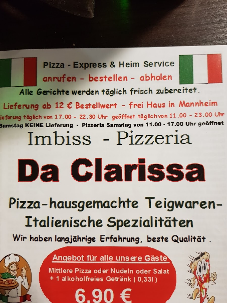Menu Pizzeria Da Clarissa-5