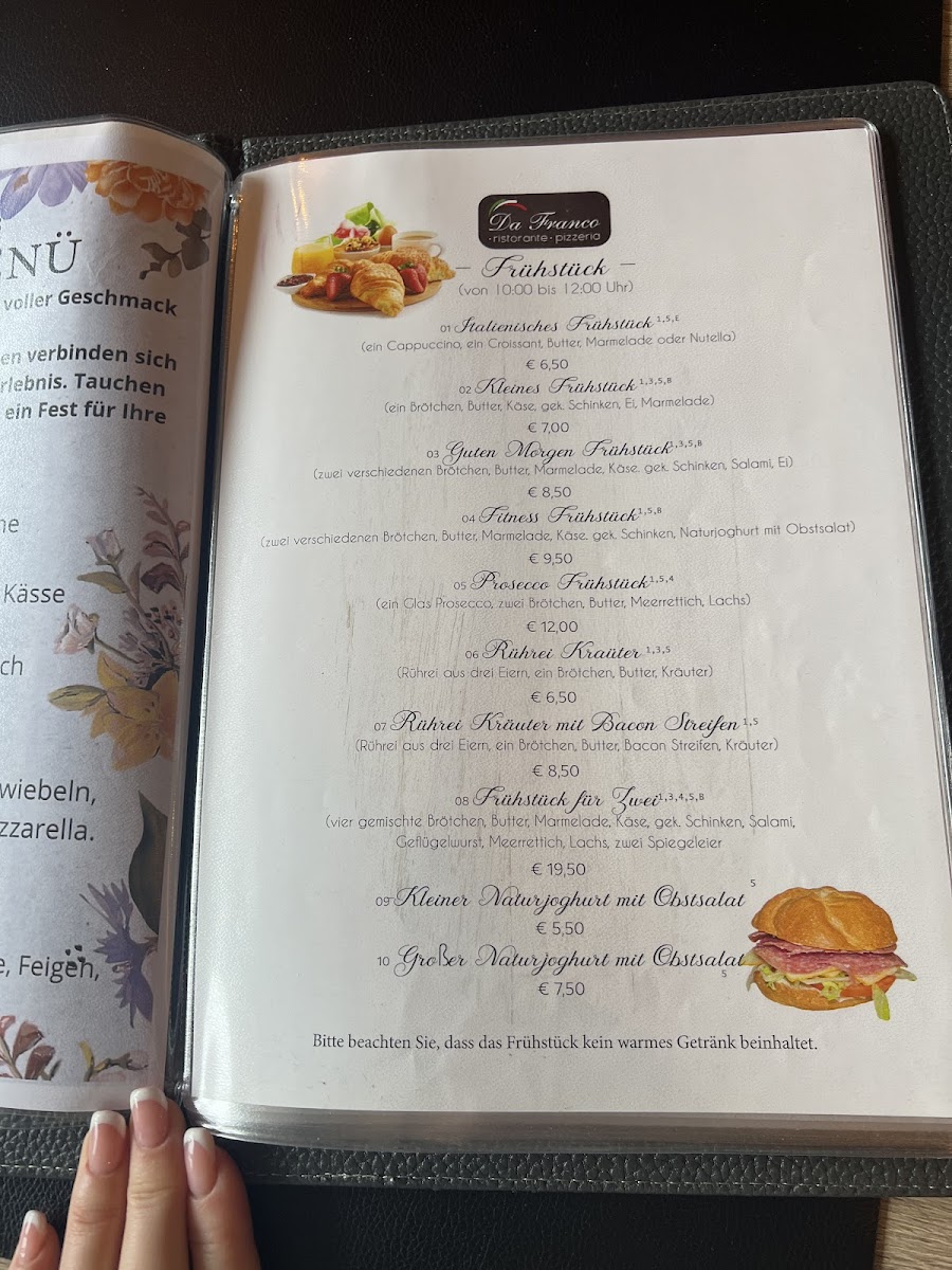 Menu Pizzeria Da Franco-10