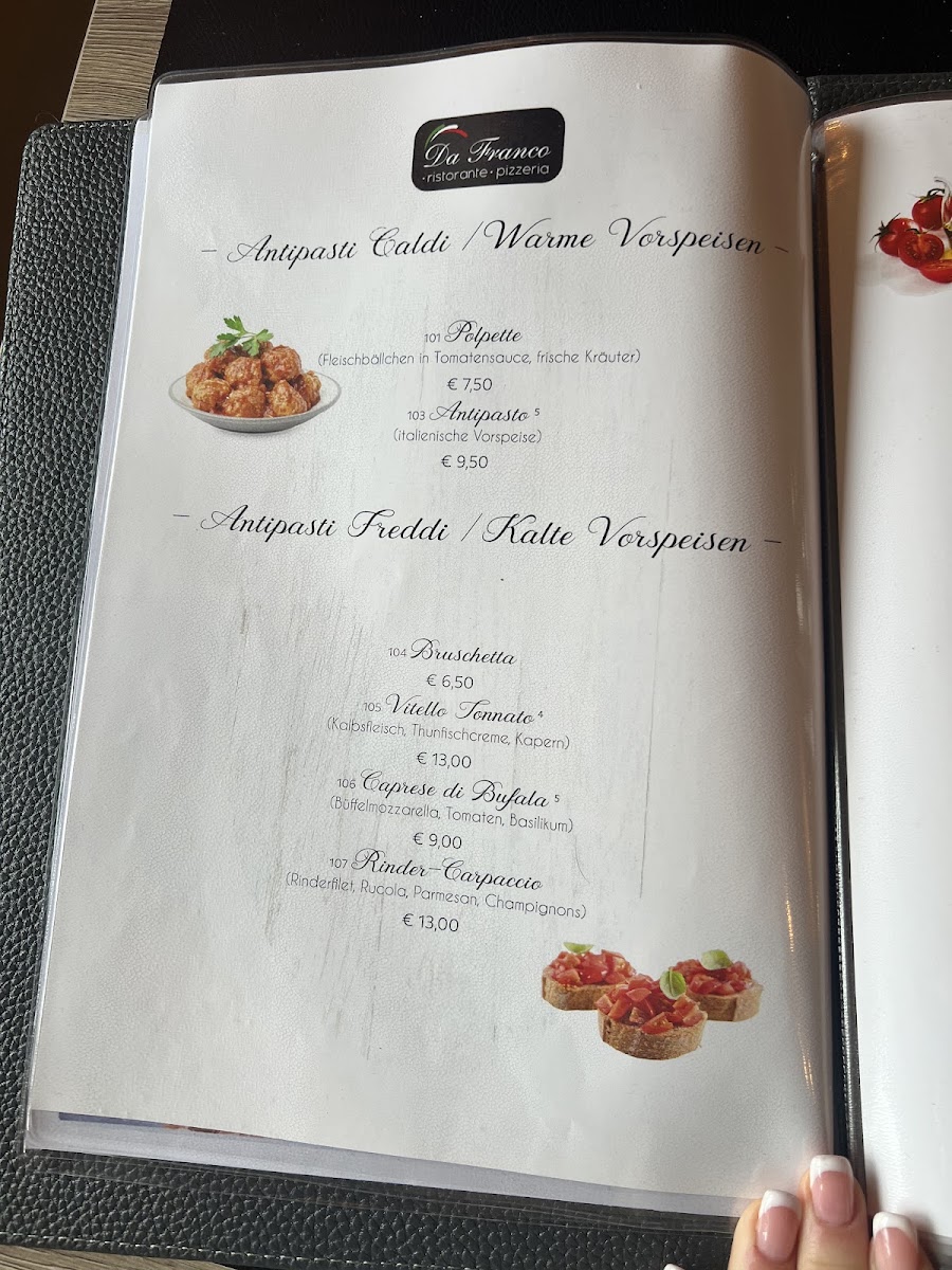 Menu Pizzeria Da Franco-3