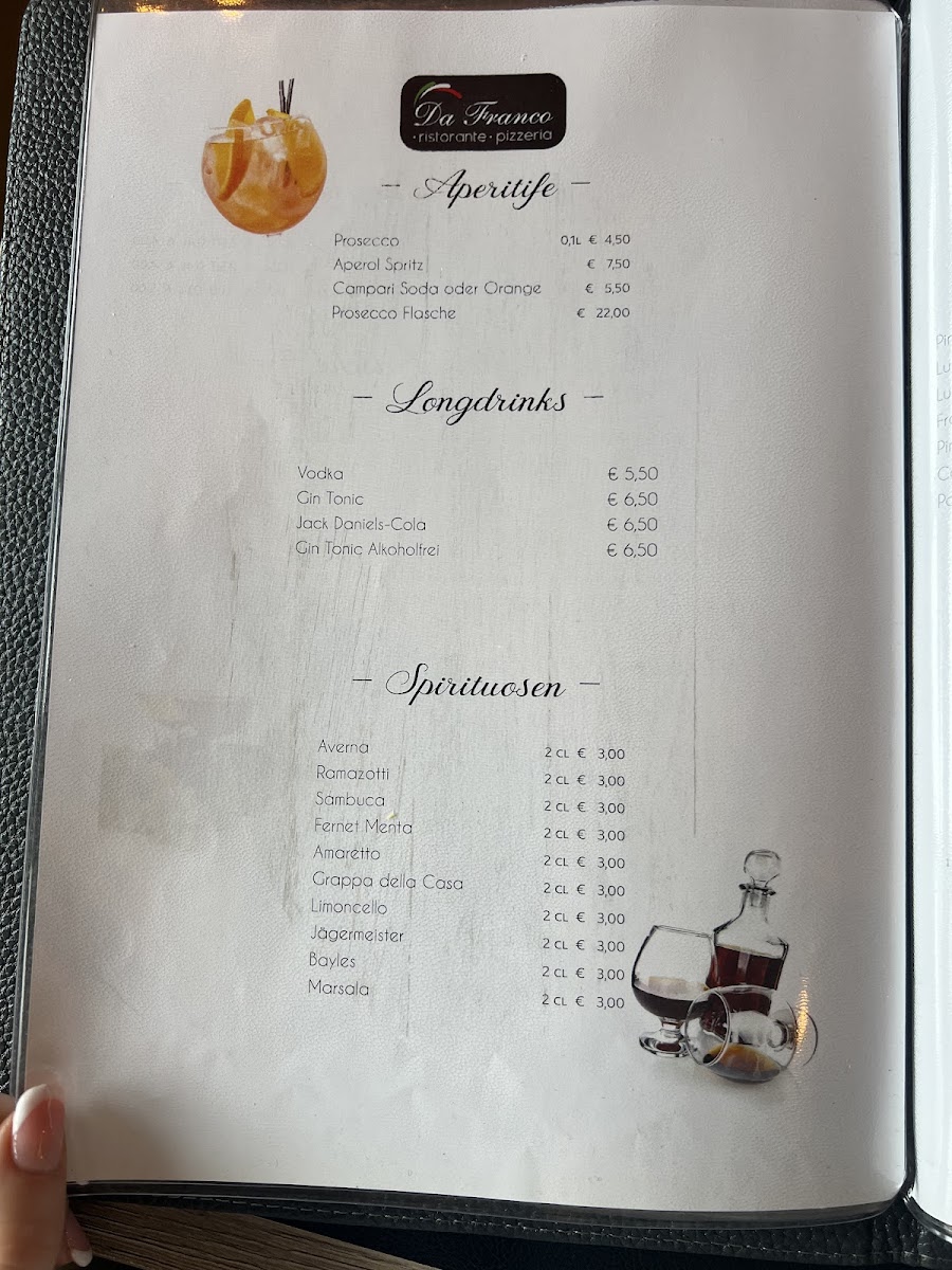 Menu Pizzeria Da Franco-5