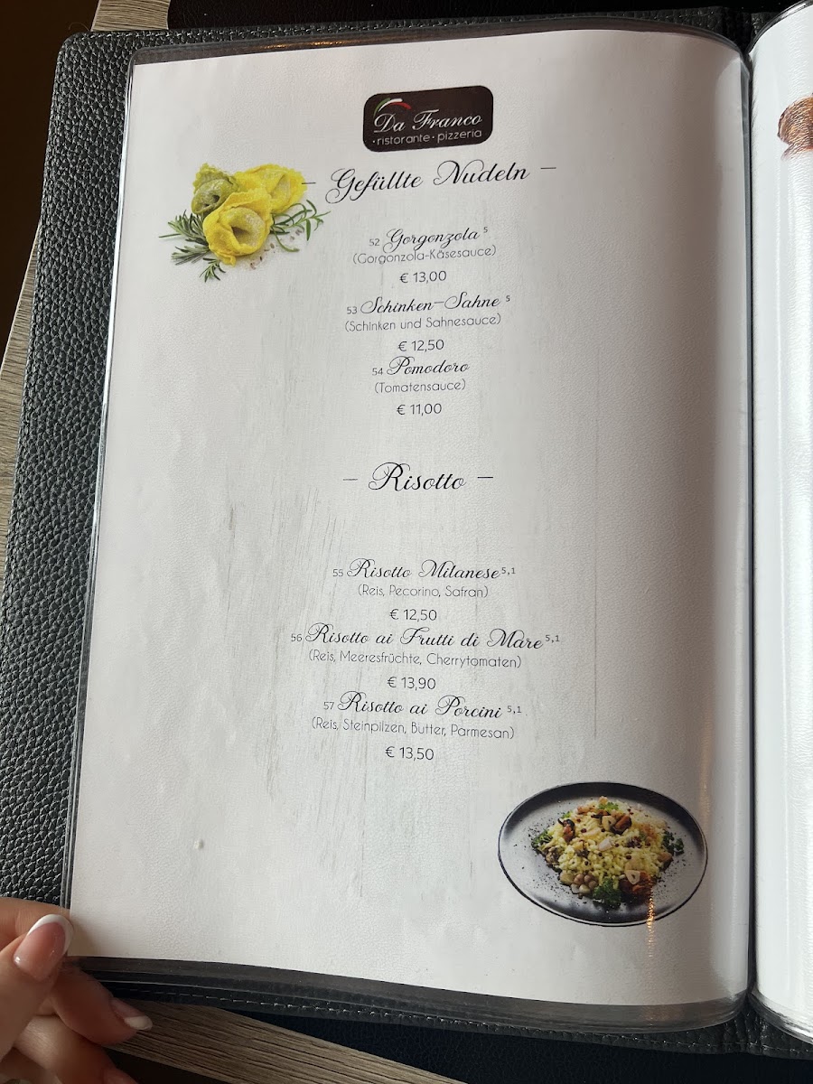 Menu Pizzeria Da Franco-7