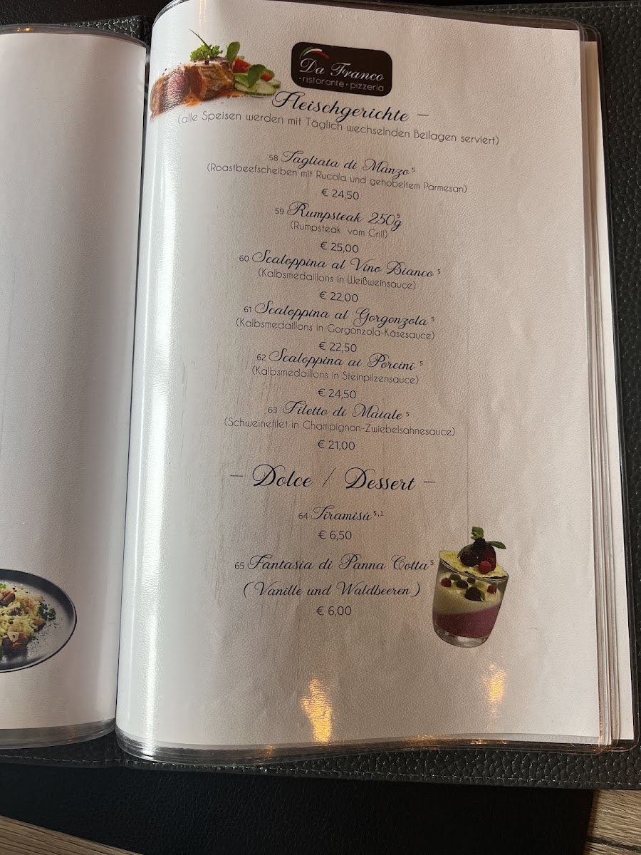 Menu Pizzeria Da Franco-8