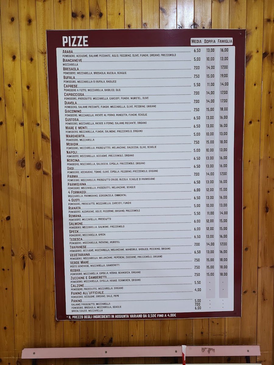 Menu Pizzeria Da Giacomino-3