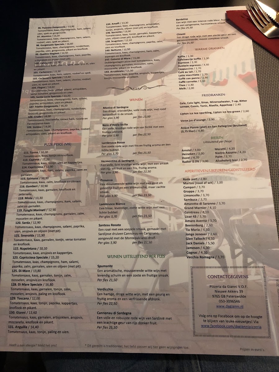 Menu Pizzeria Da Gianni-4