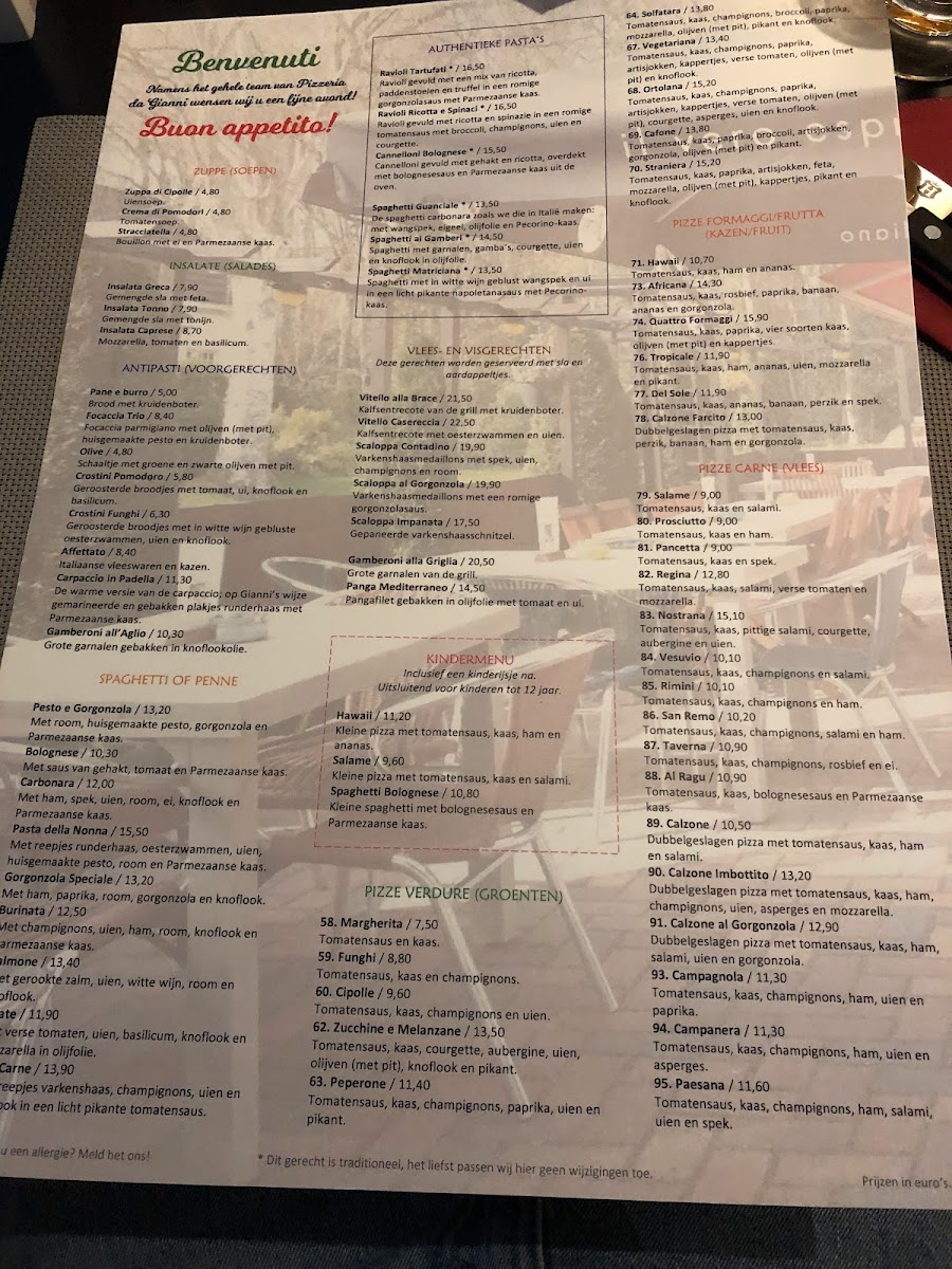Menu Pizzeria Da Gianni-5