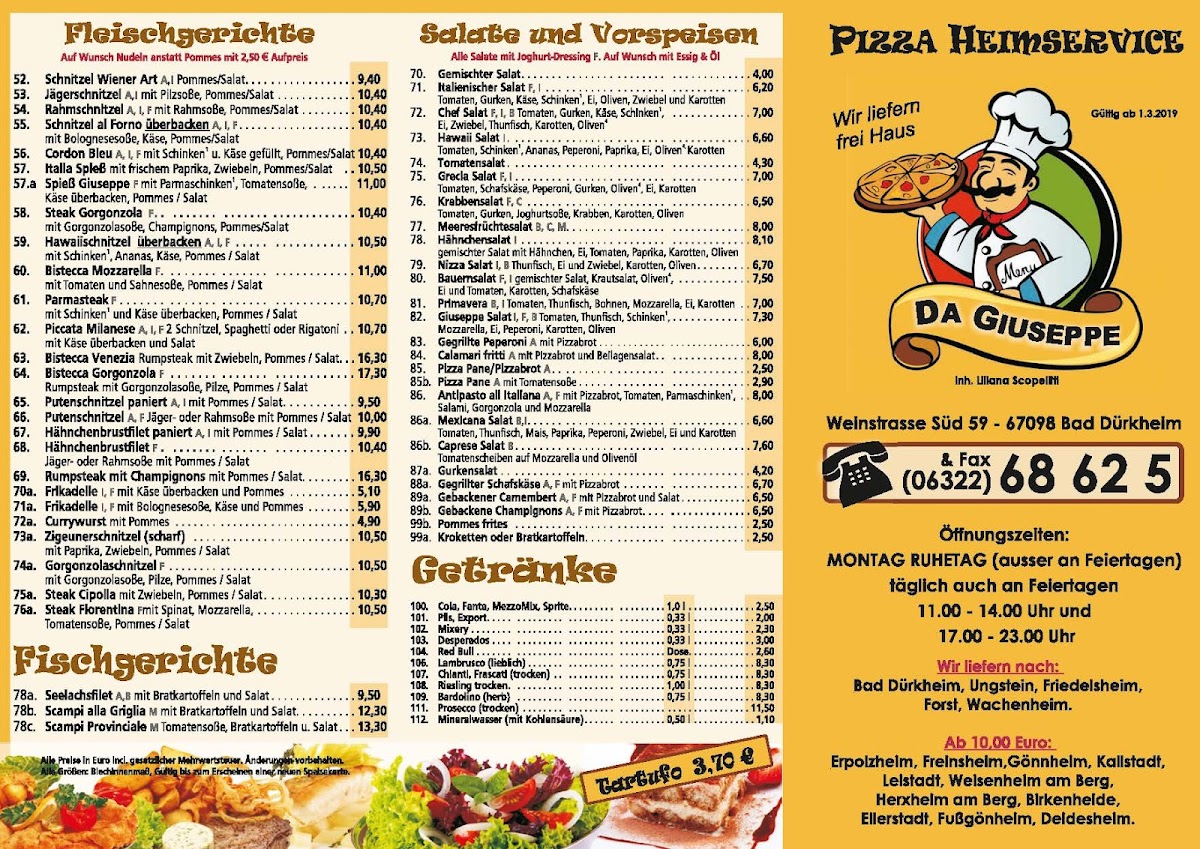 Menu Pizzeria Da Giuseppe-4