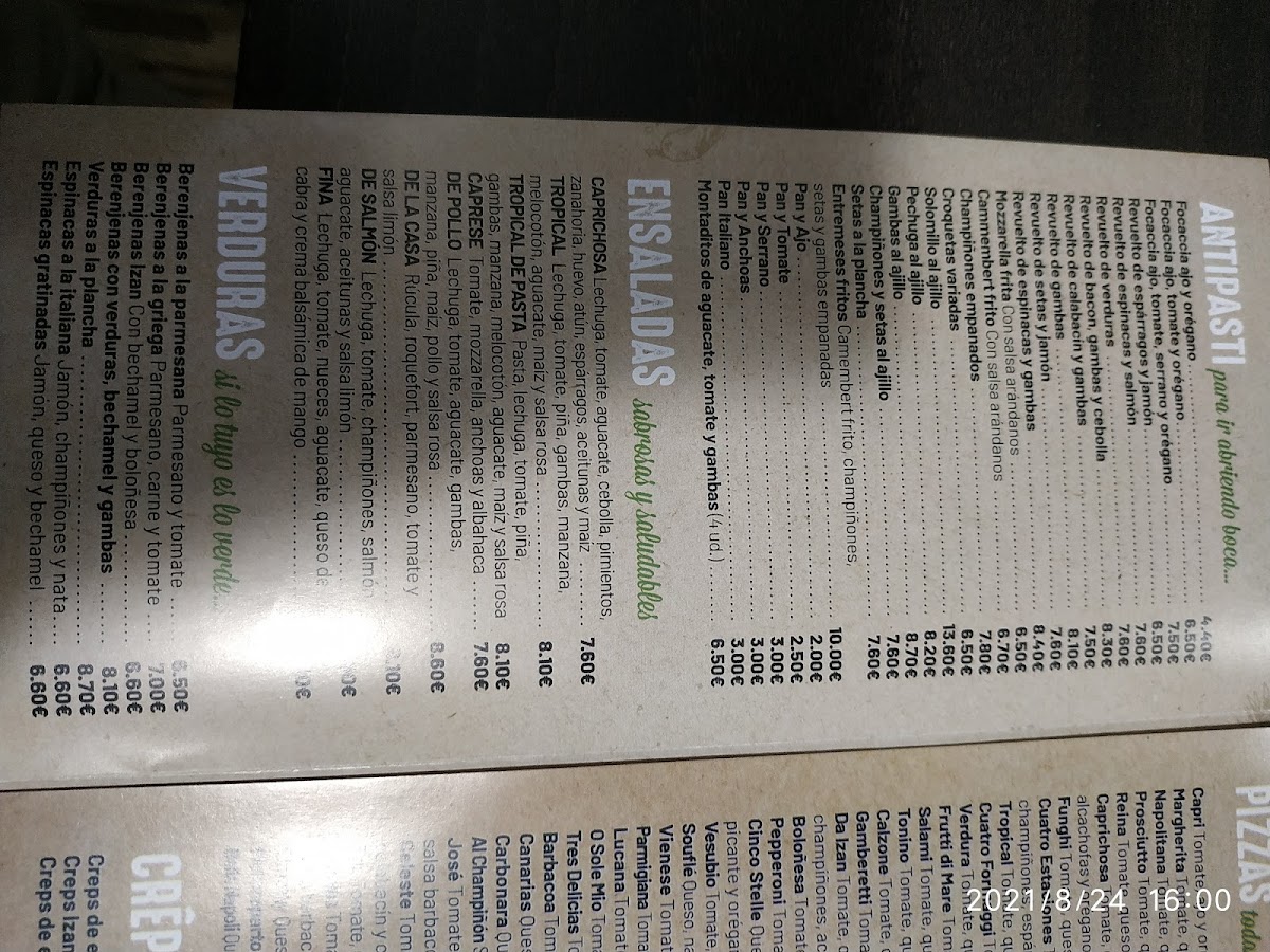 Menu Pizzería Da Izan-10