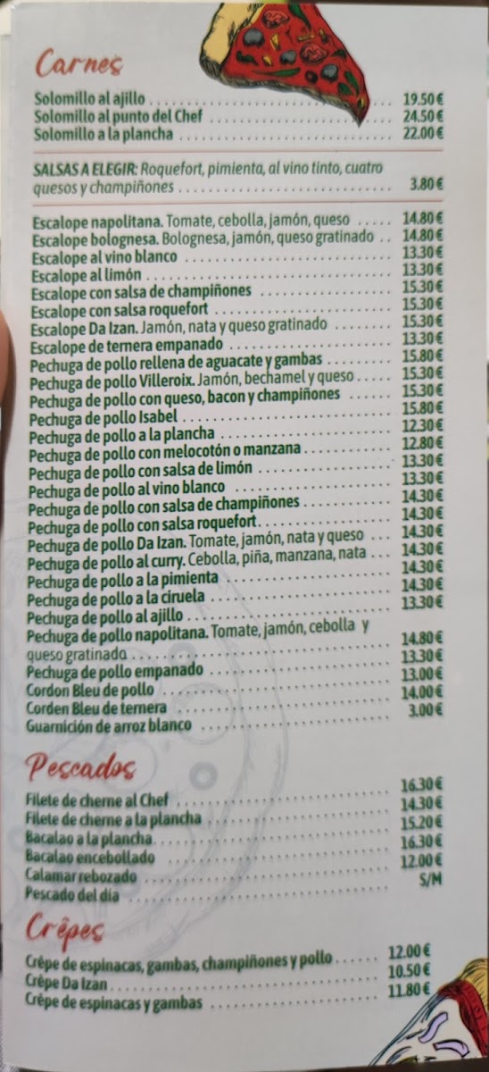Menu Pizzería Da Izan-3
