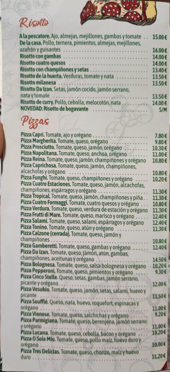Menu Pizzería Da Izan-7