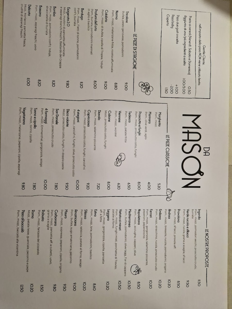 Menu Pizzeria Da Mason-10