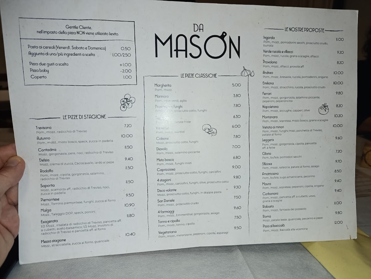 Menu Pizzeria Da Mason-2