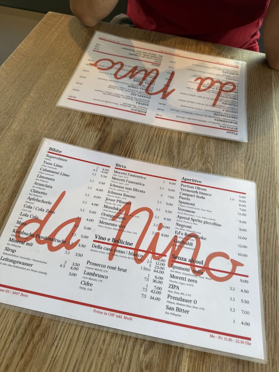 Menu Pizzeria Da Nino-7