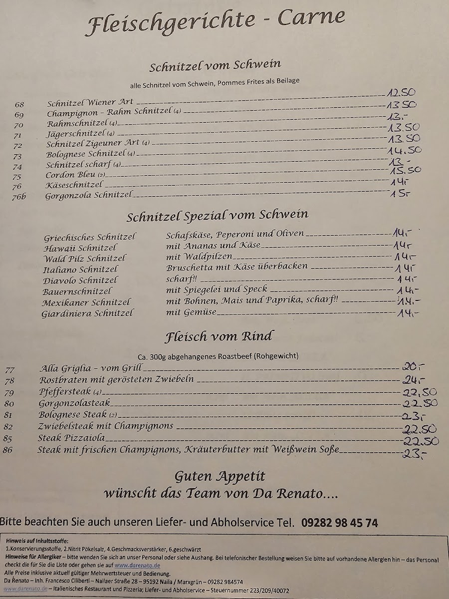 Menu Pizzeria Da Renato-4