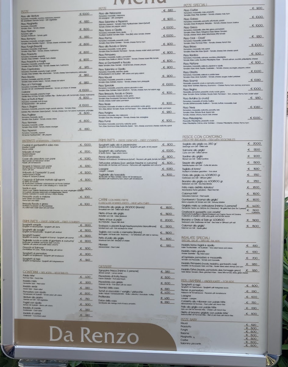 Menu Pizzeria Da Renzo-6
