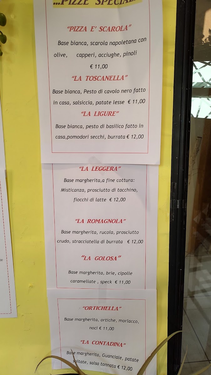 Menu Pizzeria Da Rosario Ristorante Bar Locazione Turistica-2