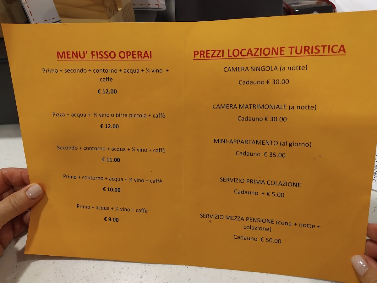Menu Pizzeria Da Rosario Ristorante Bar Locazione Turistica-7