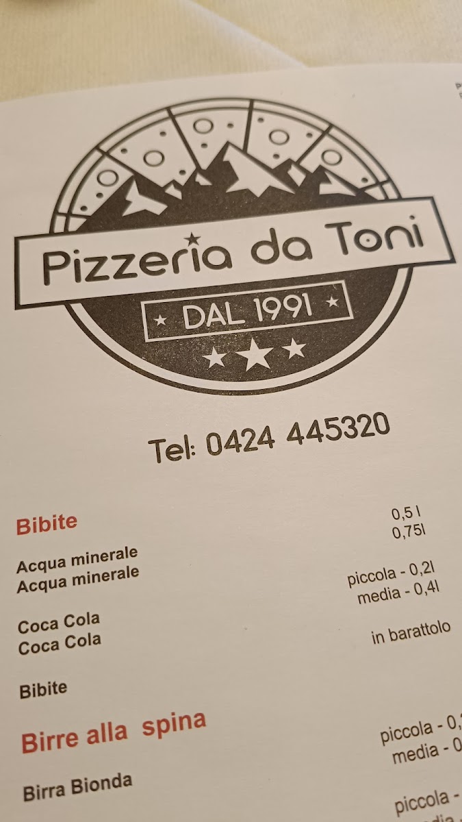 Menu Pizzeria Da Toni-6