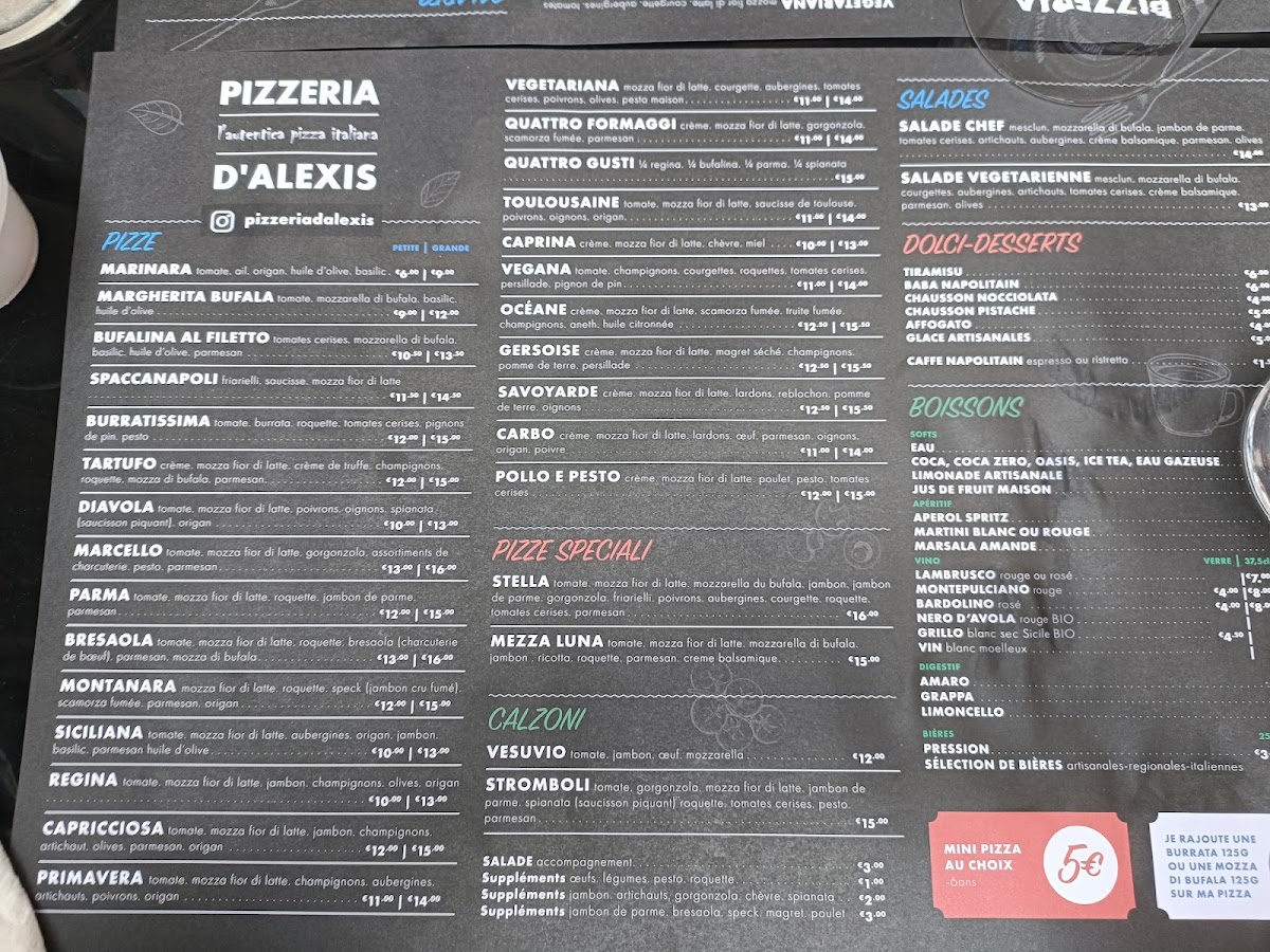 Menu Pizzeria D'alexis-2