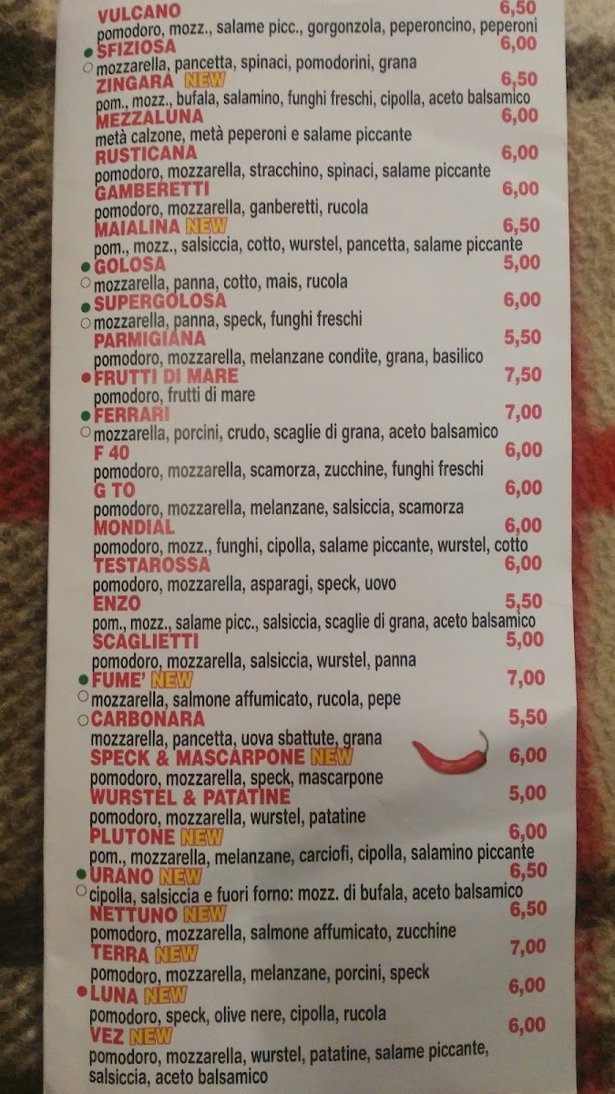 Menu Pizzeria D'asporto Carpe Diem-5