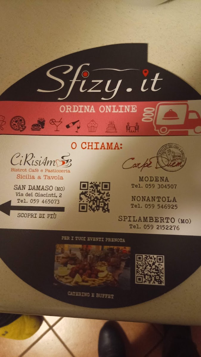 Menu Pizzeria D'asporto Carpe Diem-7