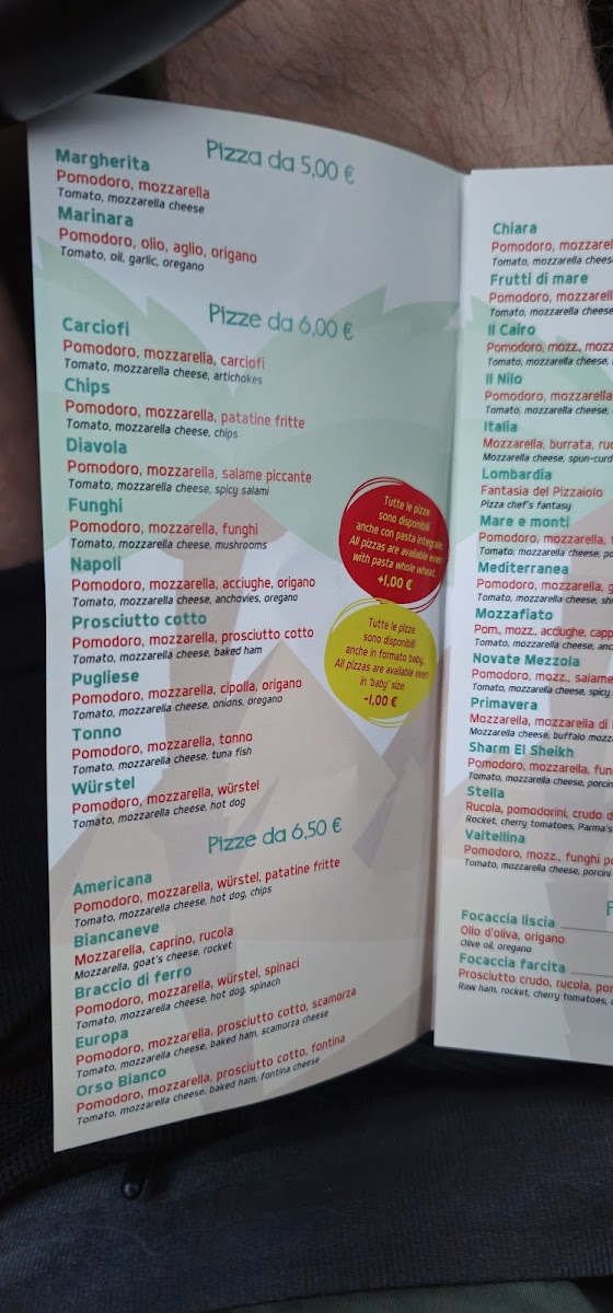 Menu Pizzeria D’Asporto Il Cairo-5