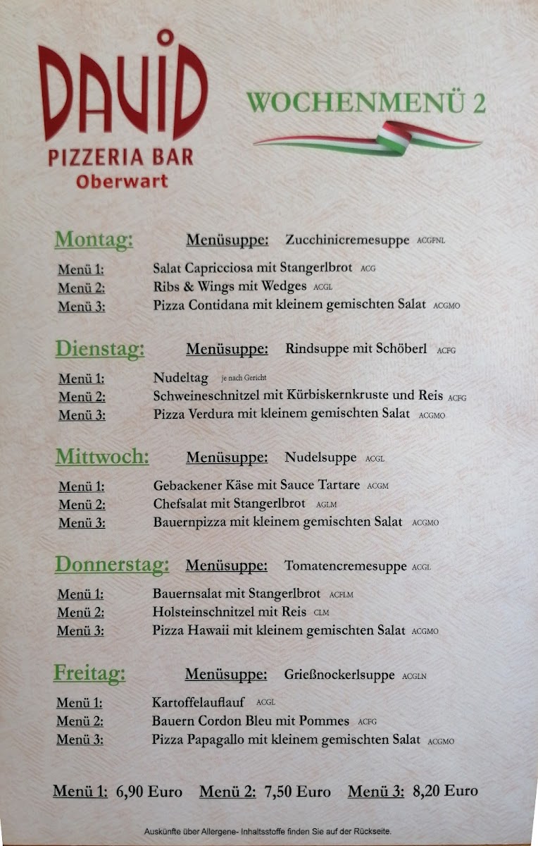 Menu Pizzeria David Oberwart-2