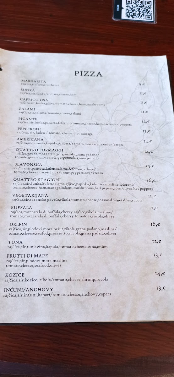 Menu Pizzeria Delfin-7
