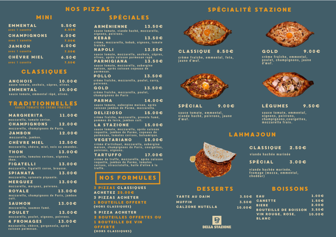 Menu Pizzeria Della Stazione-1