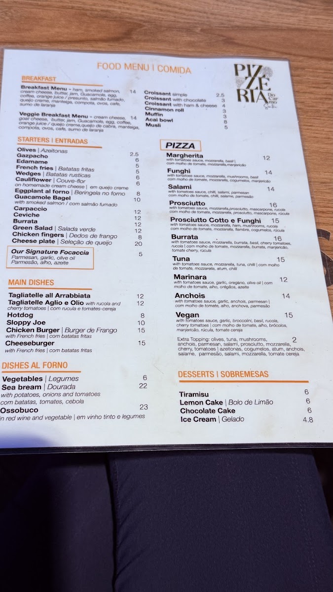 Menu Pizzeria Do Carmo-8