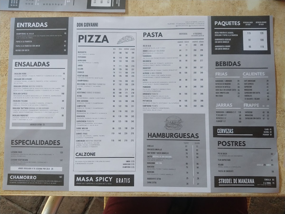 Menu Pizzeria Don Giovanni-10