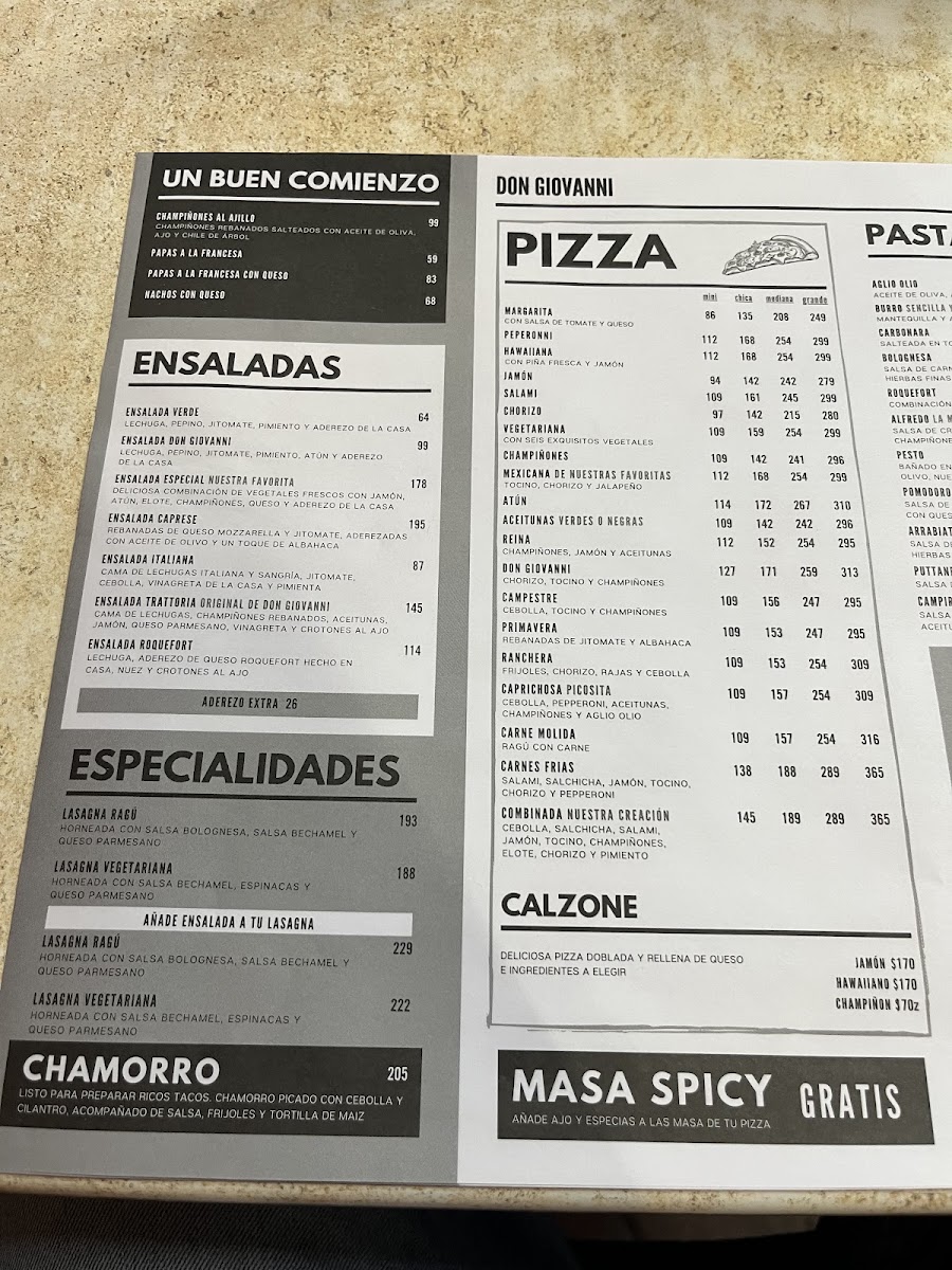 Menu Pizzeria Don Giovanni-4