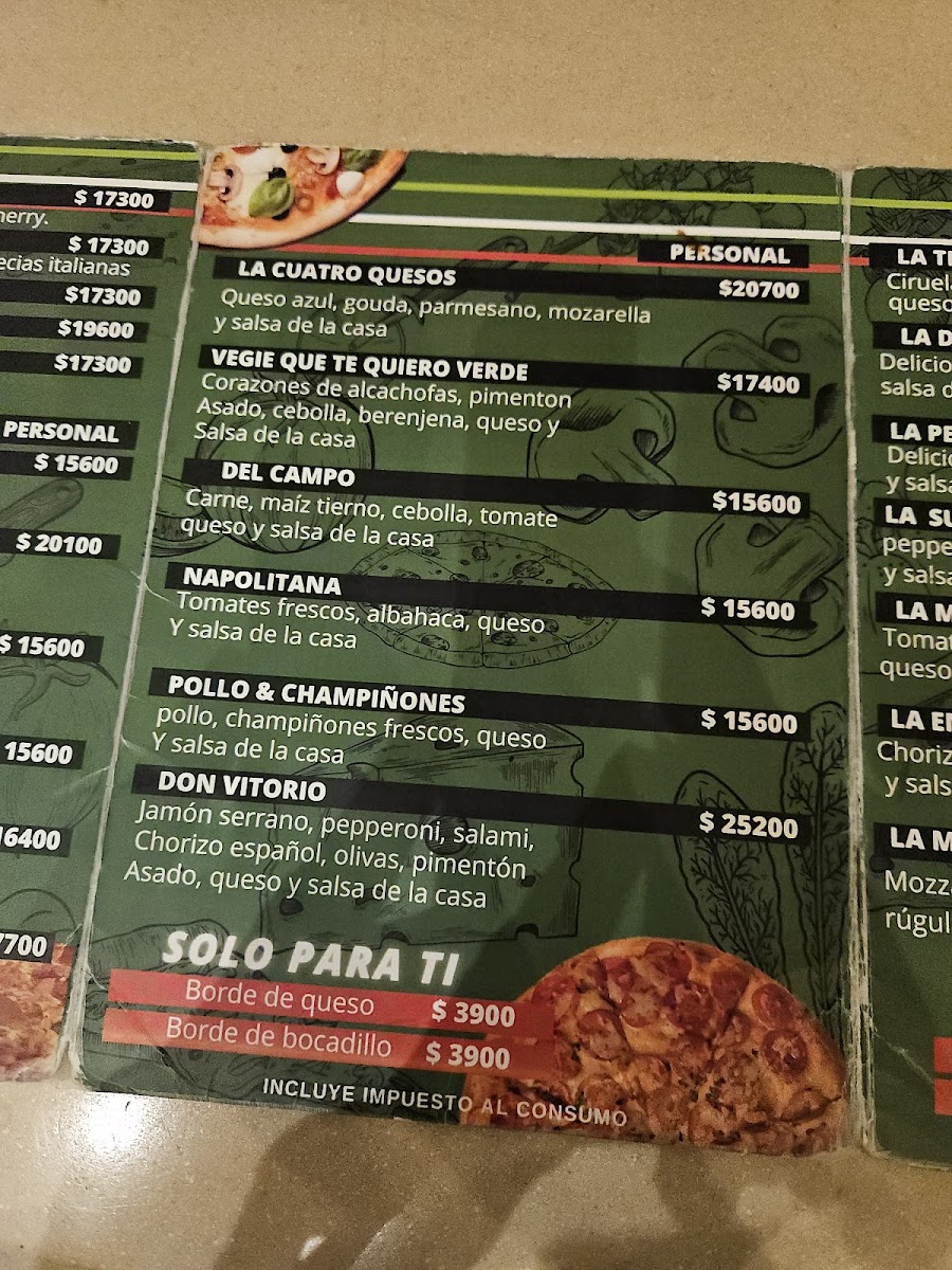 Menu Pizzería Don Vitorio-4