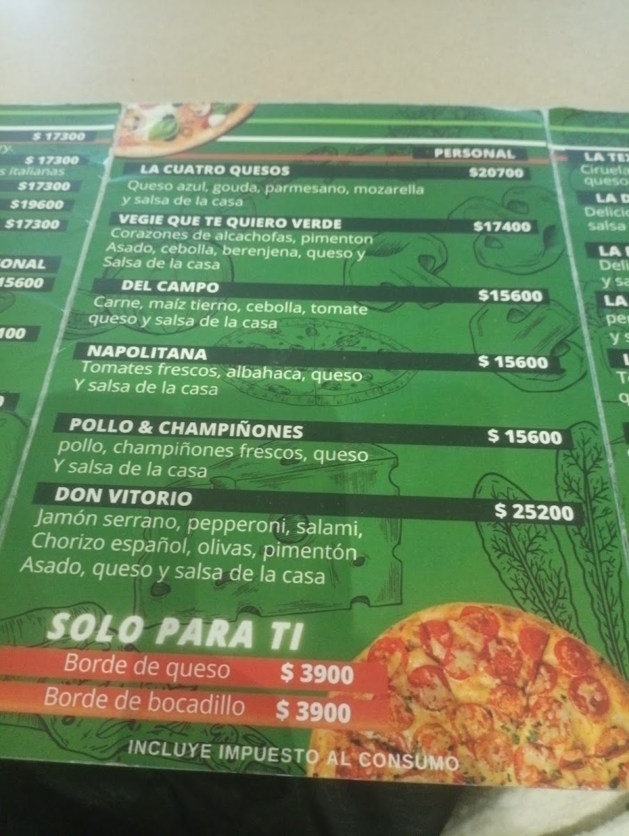 Menu Pizzería Don Vitorio-9