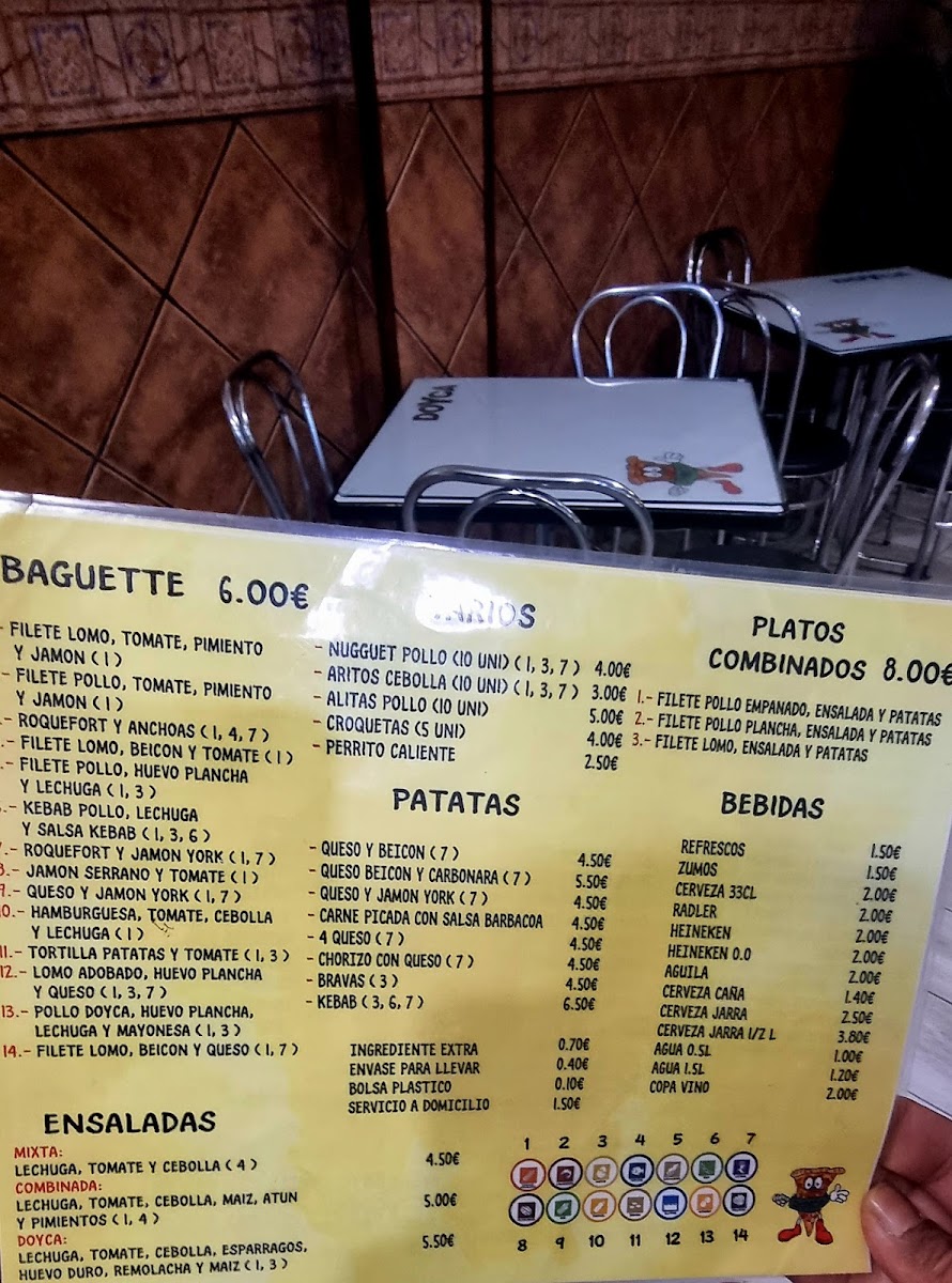 Menu Pizzeria Doyca-4