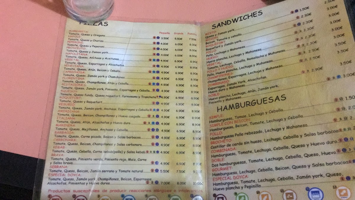 Menu Pizzeria Doyca-5