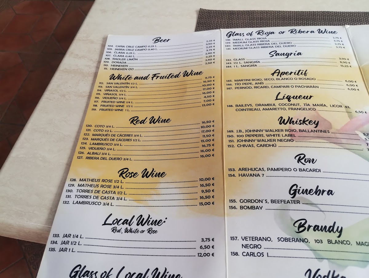 Menu Pizzeria Europa-5