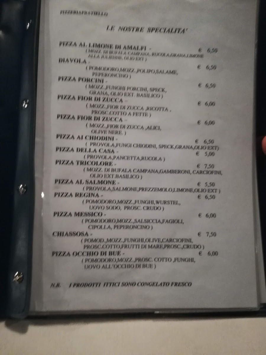 Menu Pizzeria Fratiello-2