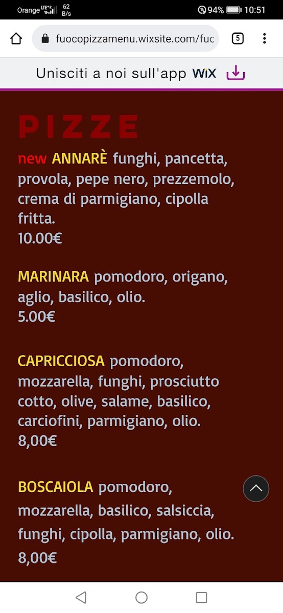Menu Pizzeria Fuoco&pizza-8