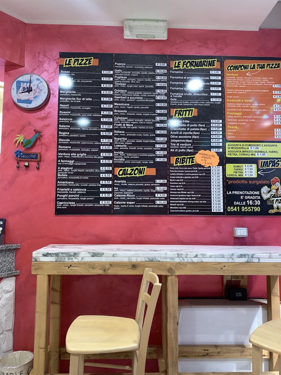 Menu Pizzeria Gallu Che Pizza-1