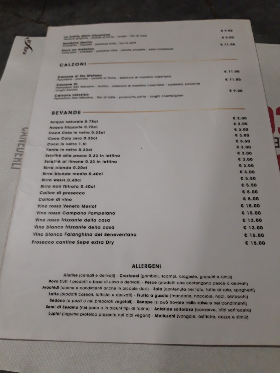 Menu Pizzeria Gourmet Totò E Peppino-1