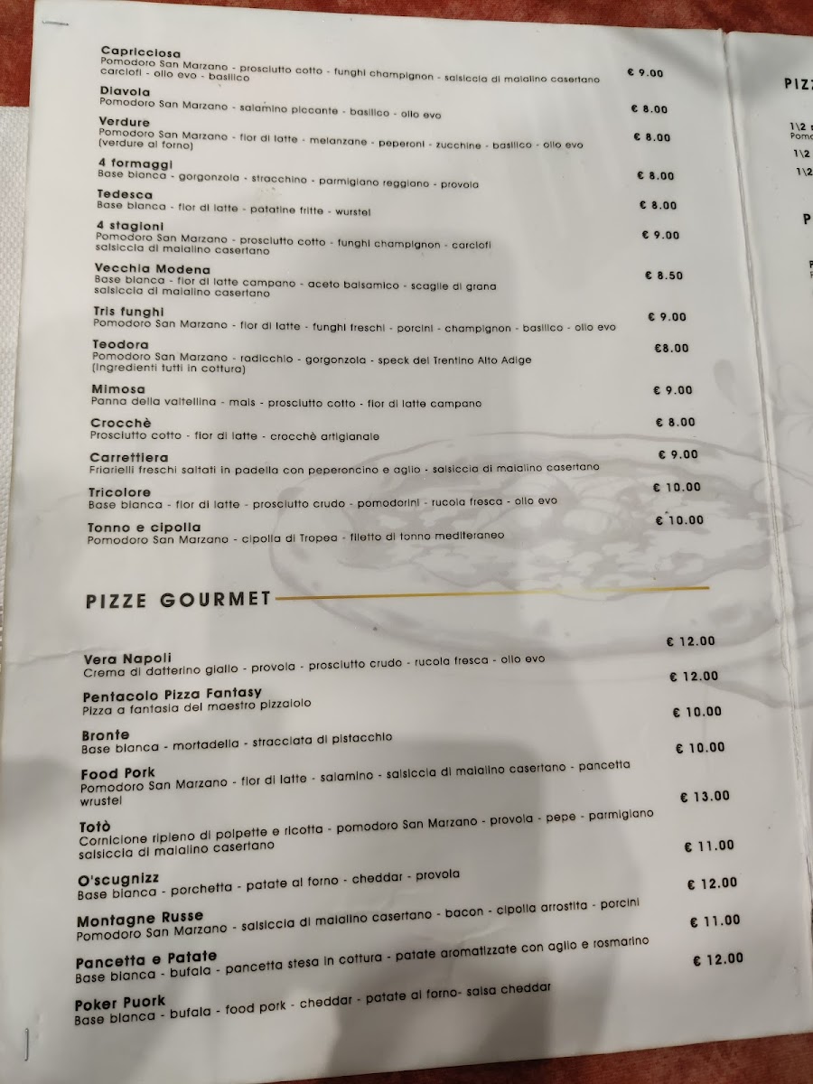Menu Pizzeria Gourmet Totò E Peppino-2