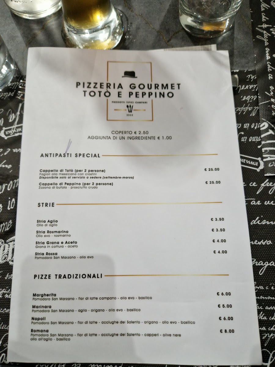 Menu Pizzeria Gourmet Totò E Peppino-4