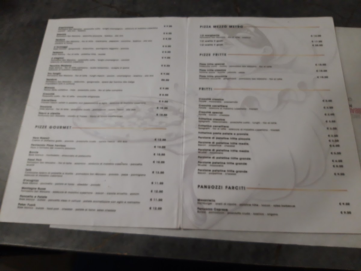 Menu Pizzeria Gourmet Totò E Peppino-5