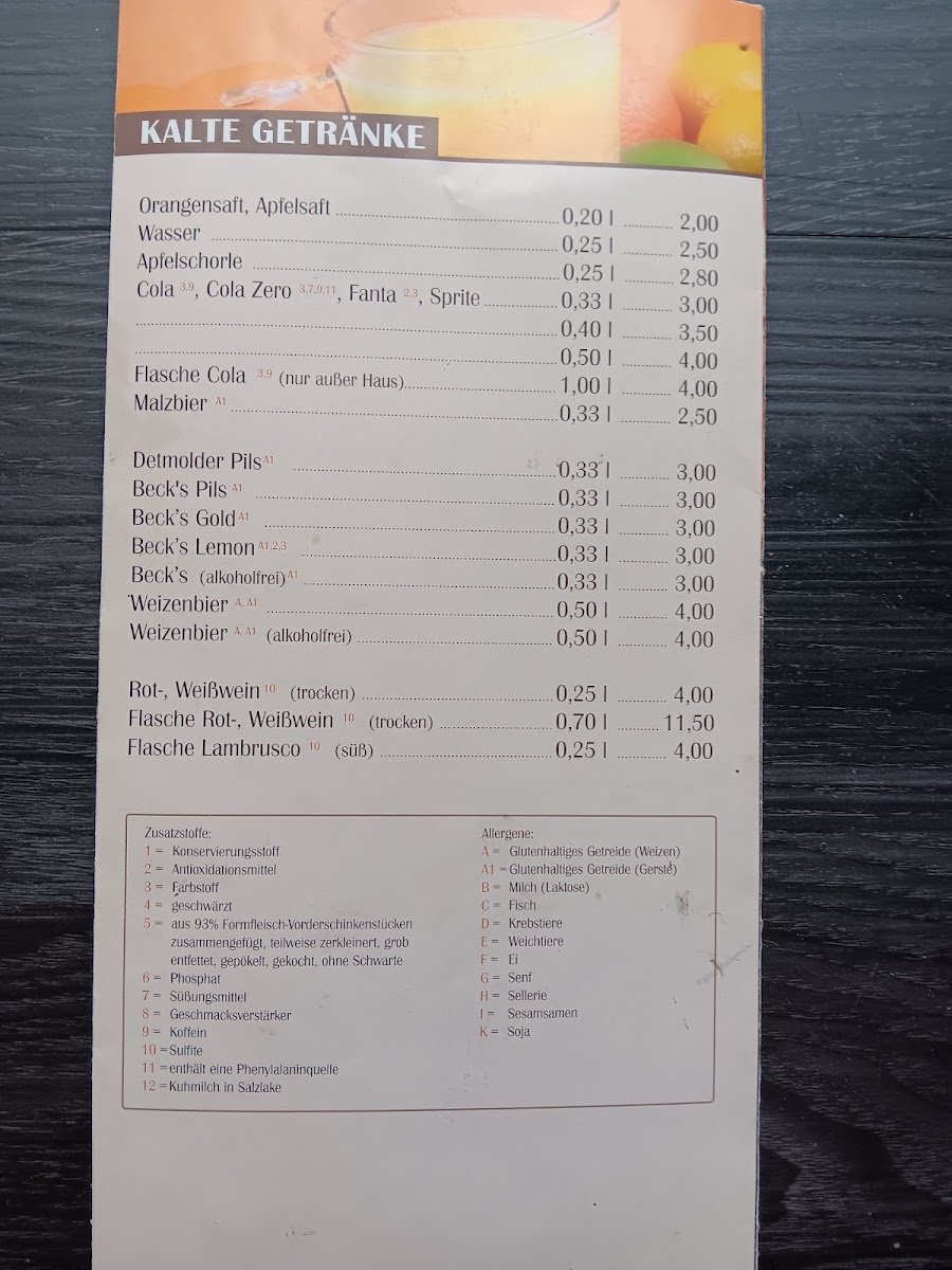 Menu Pizzeria Grillstübchen Alfano - Werther-2
