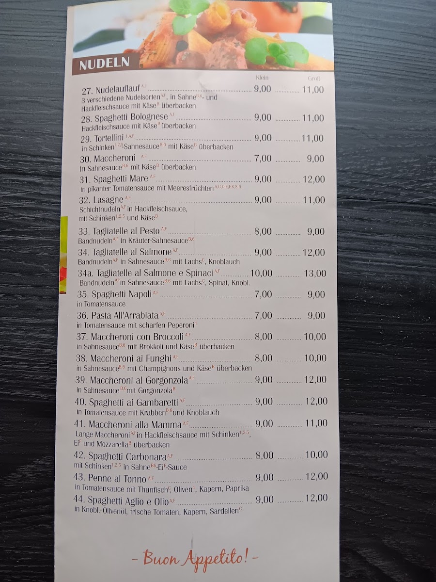 Menu Pizzeria Grillstübchen Alfano - Werther-3