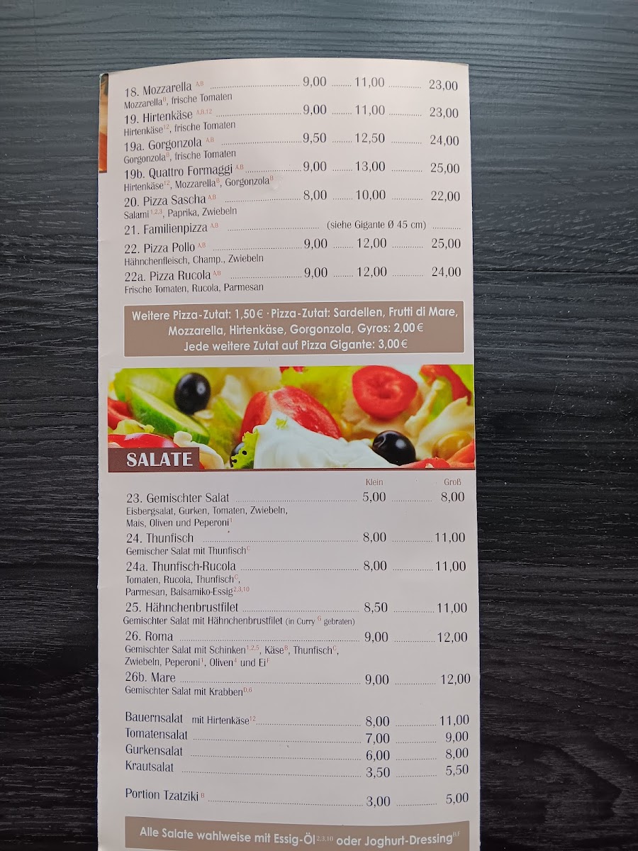 Menu Pizzeria Grillstübchen Alfano - Werther-5