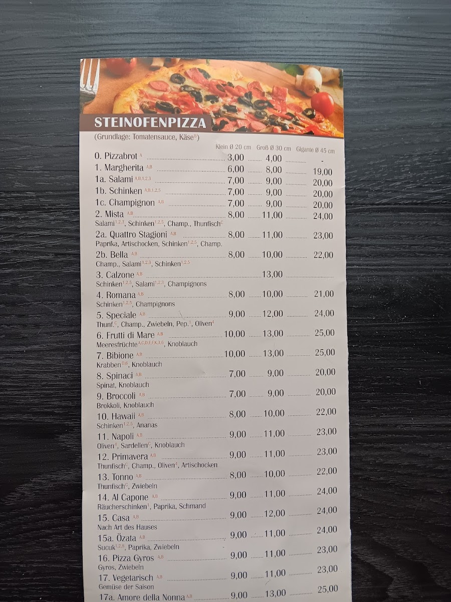 Menu Pizzeria Grillstübchen Alfano - Werther-6