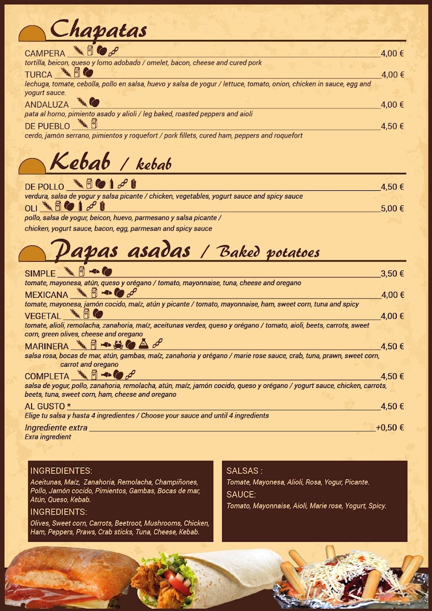 Menu Pizzeria Heladeria La Loma-3