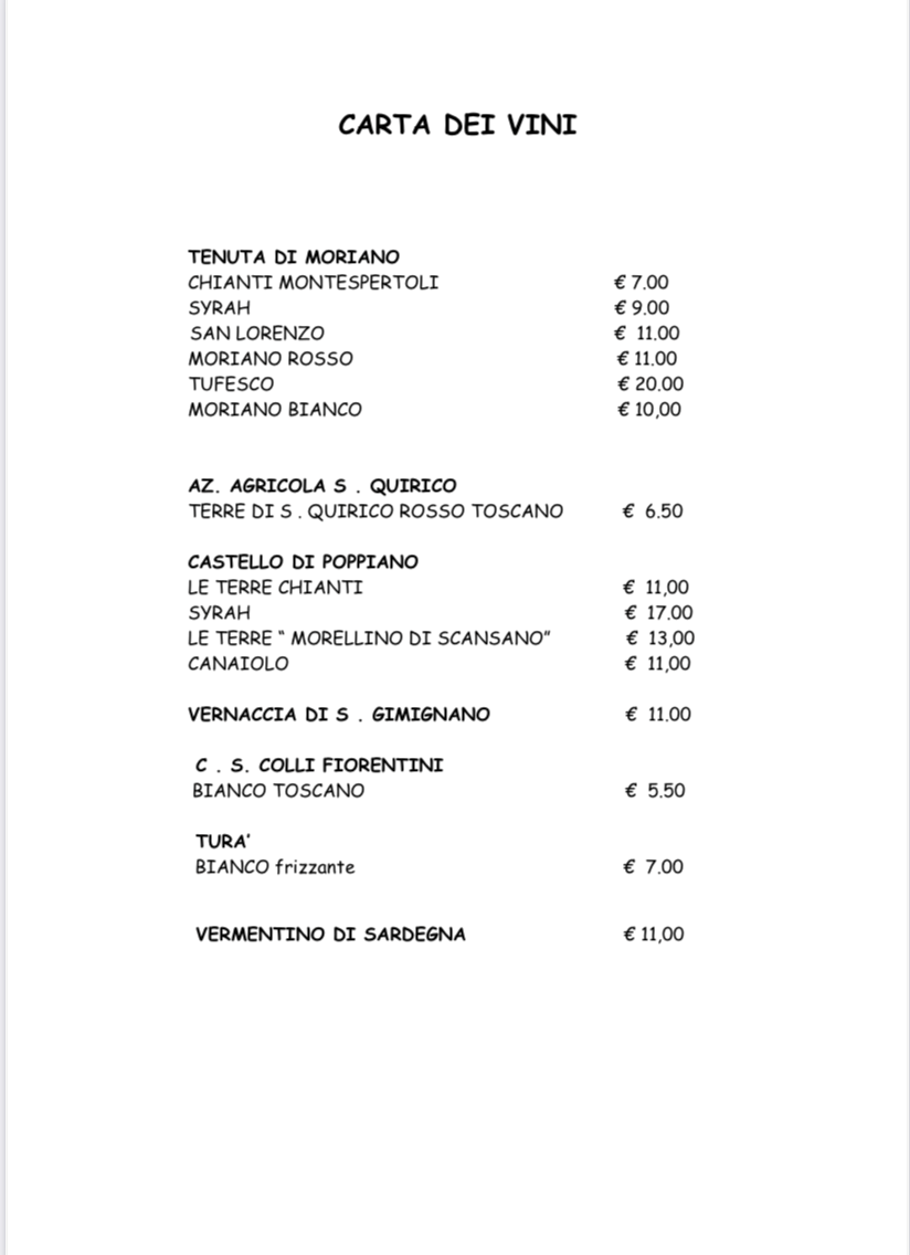 Menu Pizzeria 'i Nani' Di Leoncini Elisa-9