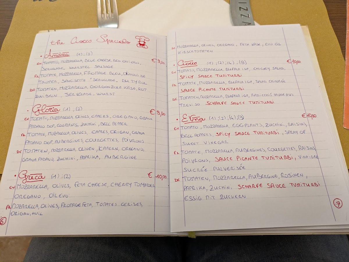 Menu Pizzeria Il Ciocco-1